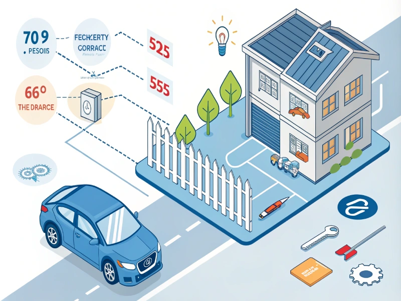 Property damage coverage and repair process visualization